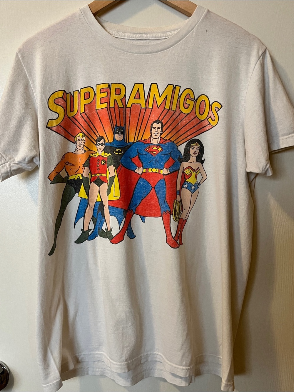 White Superamigos DC Graphic Tee